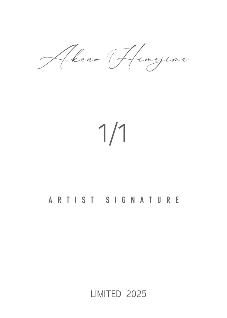 Akeno Himejima iAnime Waifu 1/1 Original One Of A Kind Card Artist Signed