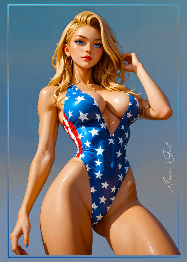 Anime Girl Waifu 1/1 Original One Of A Kind Card Artist Signed