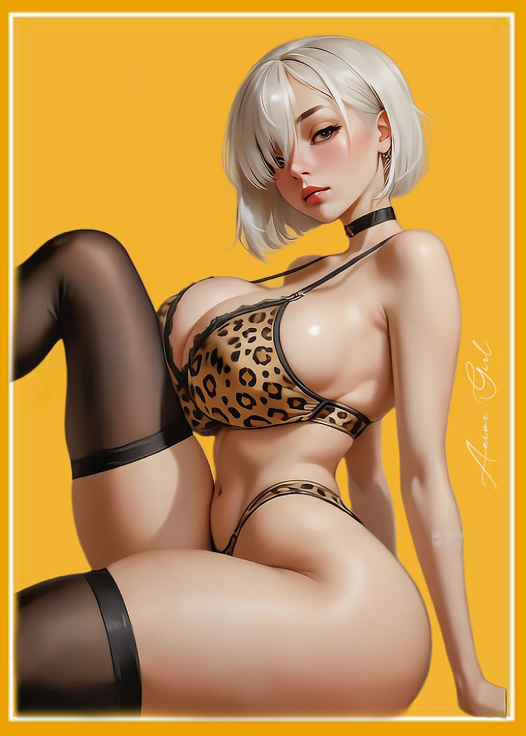 Anime Girl 1/1 Original One Of A Kind Card Artist Signed