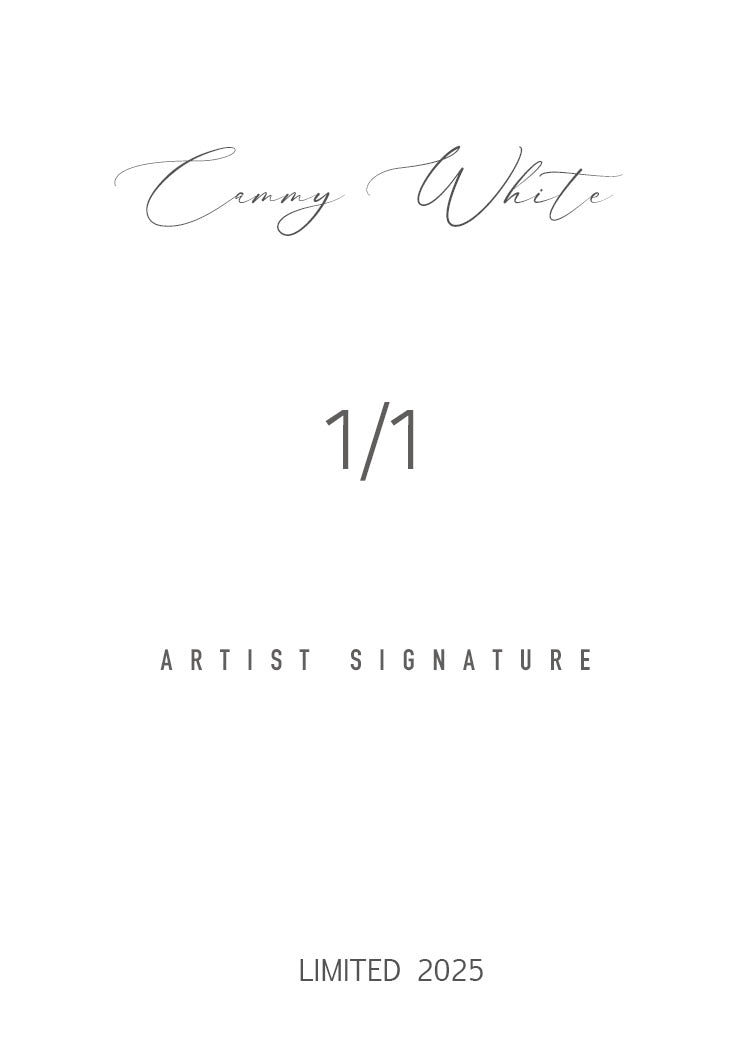 Cammy White Anime Girl  1/1 Original One Of A Kind Card Artist Signed