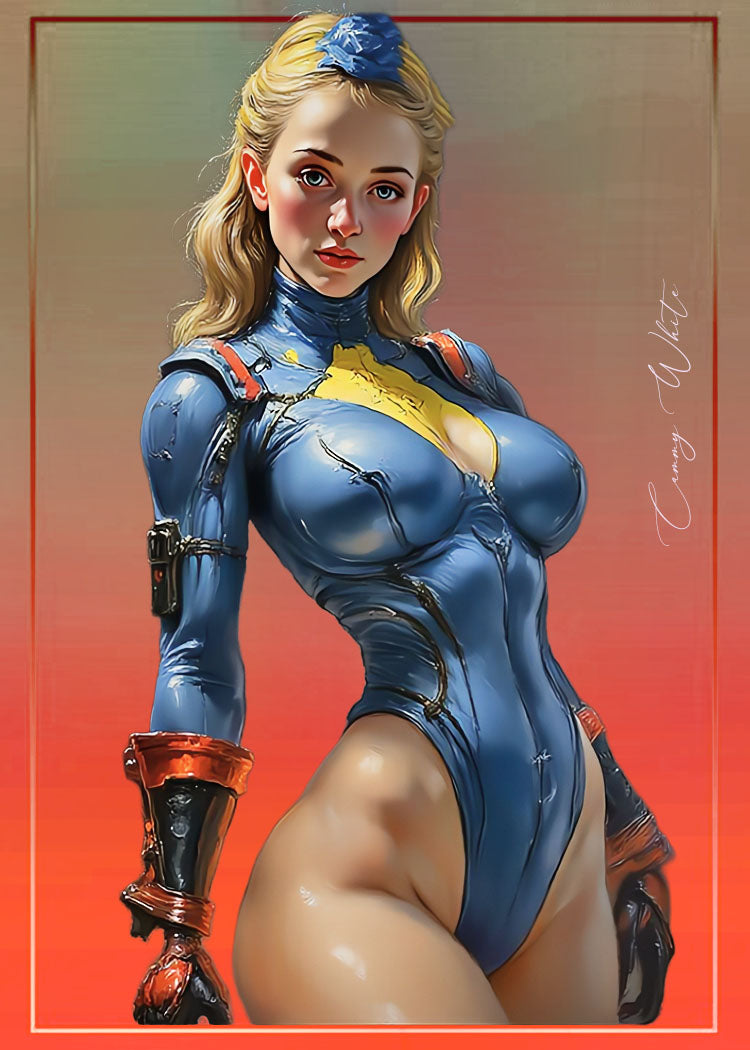 Cammy White Waifu 1/1 Original One Of A Kind Card Artist Signed