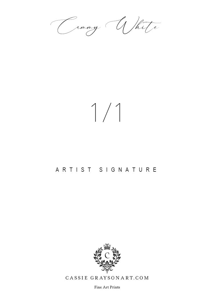 Cammy White Anime Girl  1/1 Original One Of A Kind Card Artist Signed