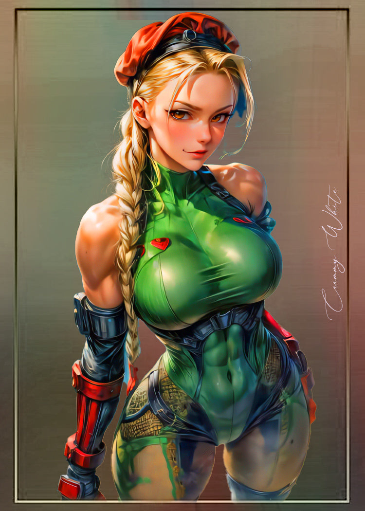 Cammy White Girl 1/1 Original One Of A Kind Card Artist Signed