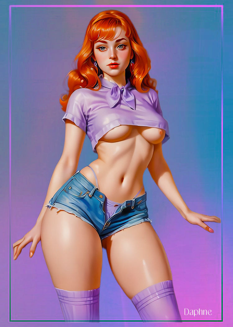 Daphne 1/1 Original One Of A Kind Card Artist Signed