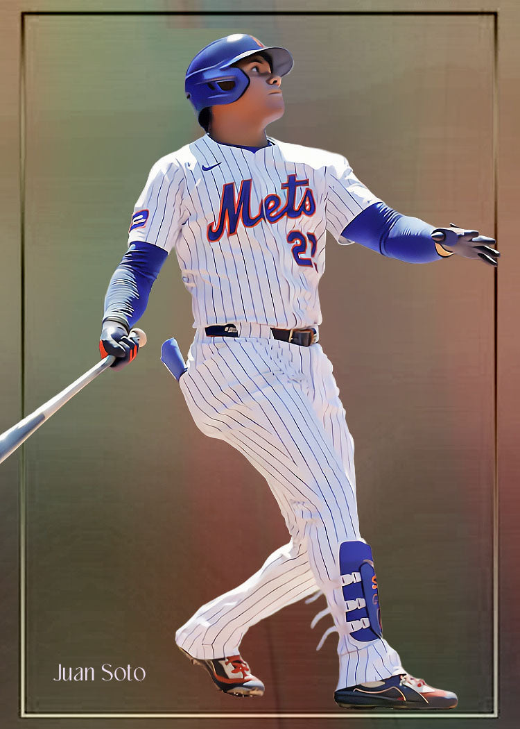 Juan Soto  1/1 Original One Of A Kind Card Artist Signed