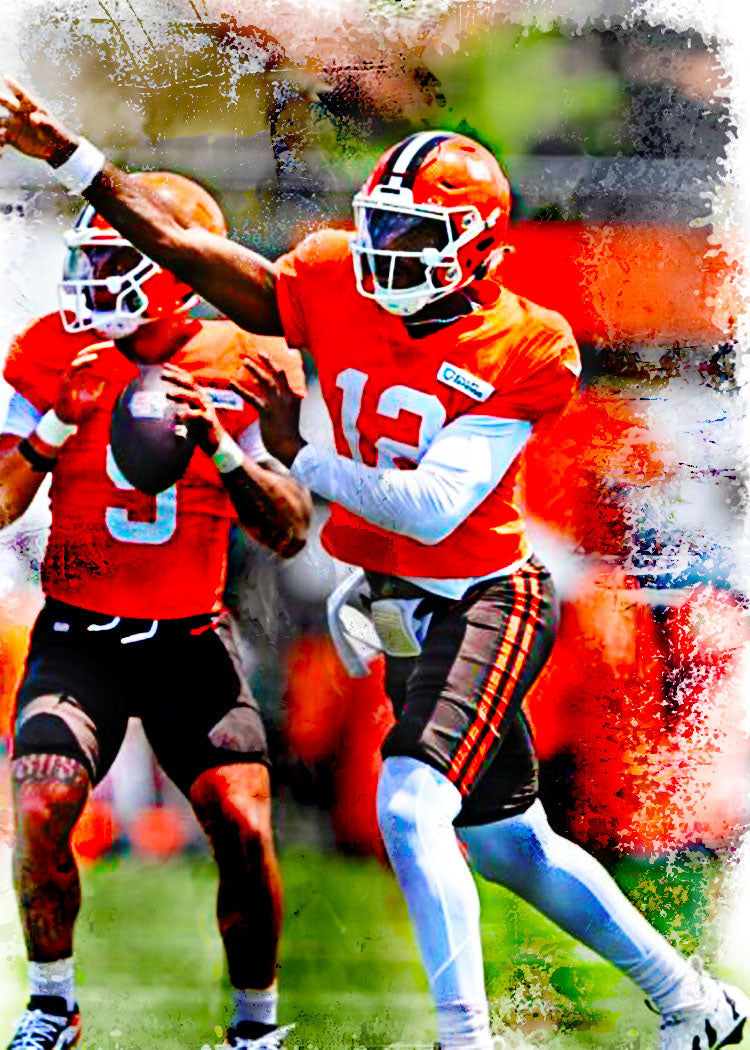 Shedeur Sandersi 1/1 Original One Of A Kind Card Artist Signed