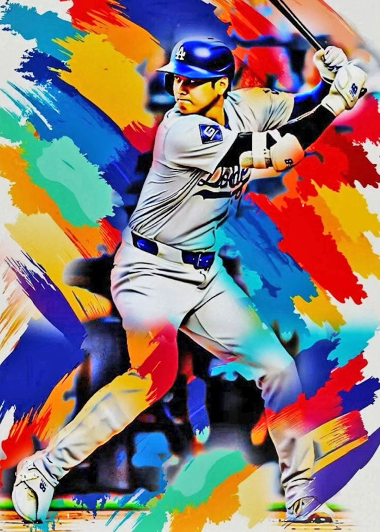 Shohei Ohtani  Los Angeles Dodgers 1/1 Original One Of A Kind Card Artist Signed
