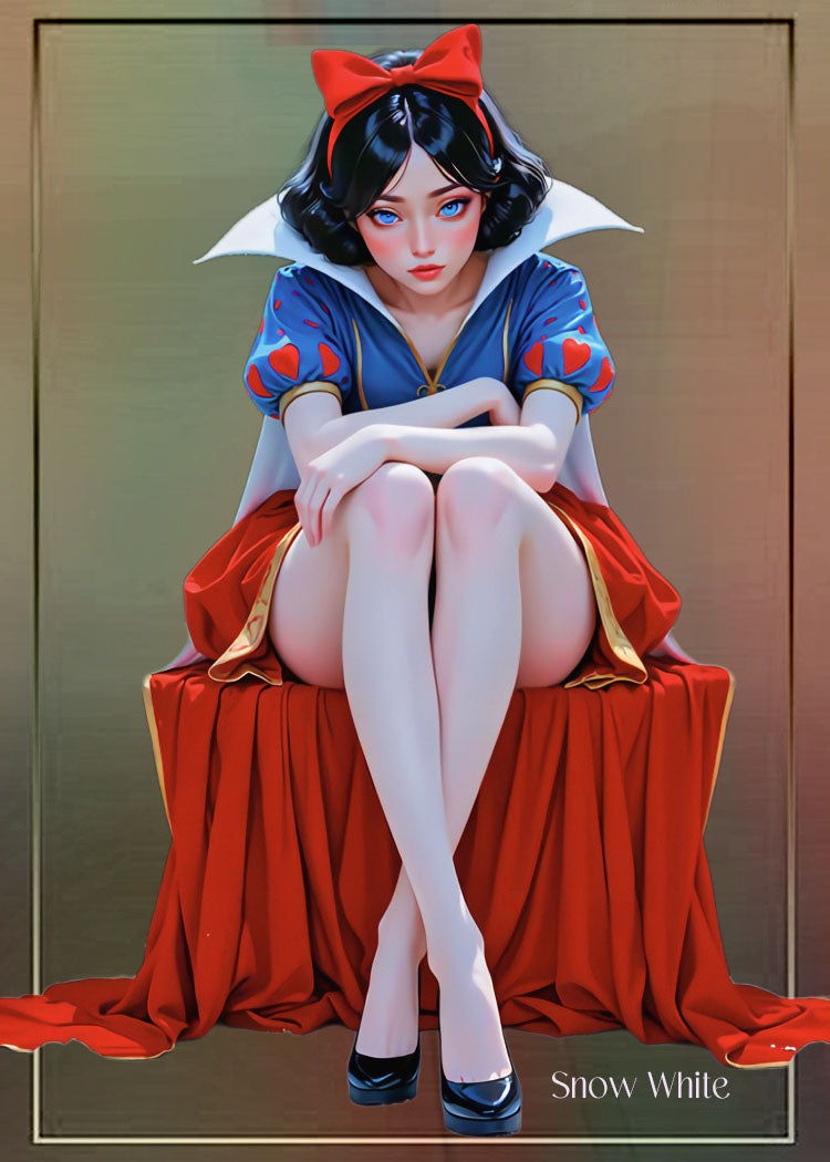 Snow White Anime Girl 1/1 Original One Of A Kind Card Artist Signed