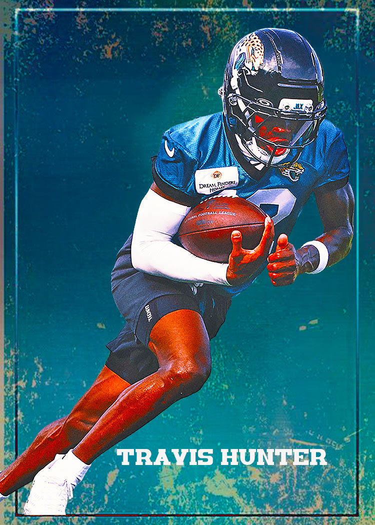 Travis Hunter 1/1 Original One Of A Kind Card Artist Signed