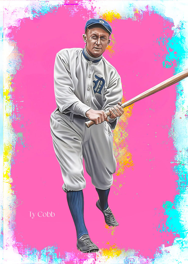 Ty Cobb Detroit Tigers 1/1 Original One Of A Kind Card