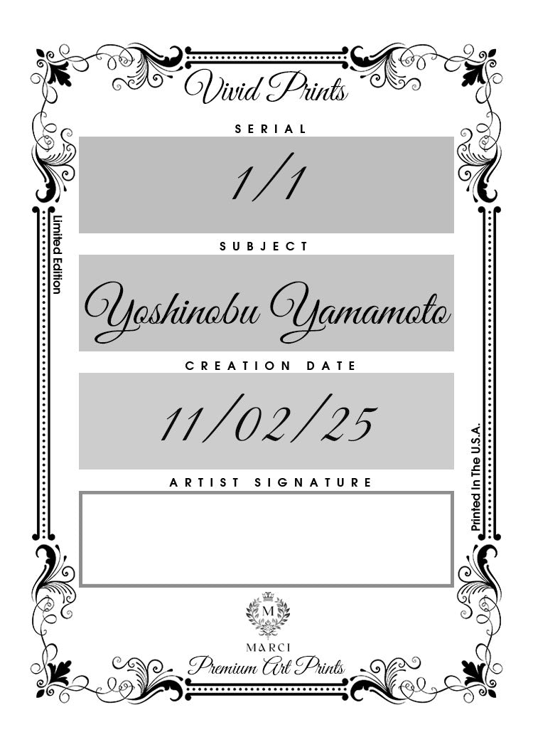 Yoshinobu Yamamoto Los Angeles Dodgers 1/1 ACEO Art Print Card By. Marci