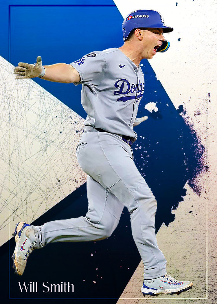 Will Smith Los Angeles Dodgers 1/1 ACEO Art Print Card By. Marci