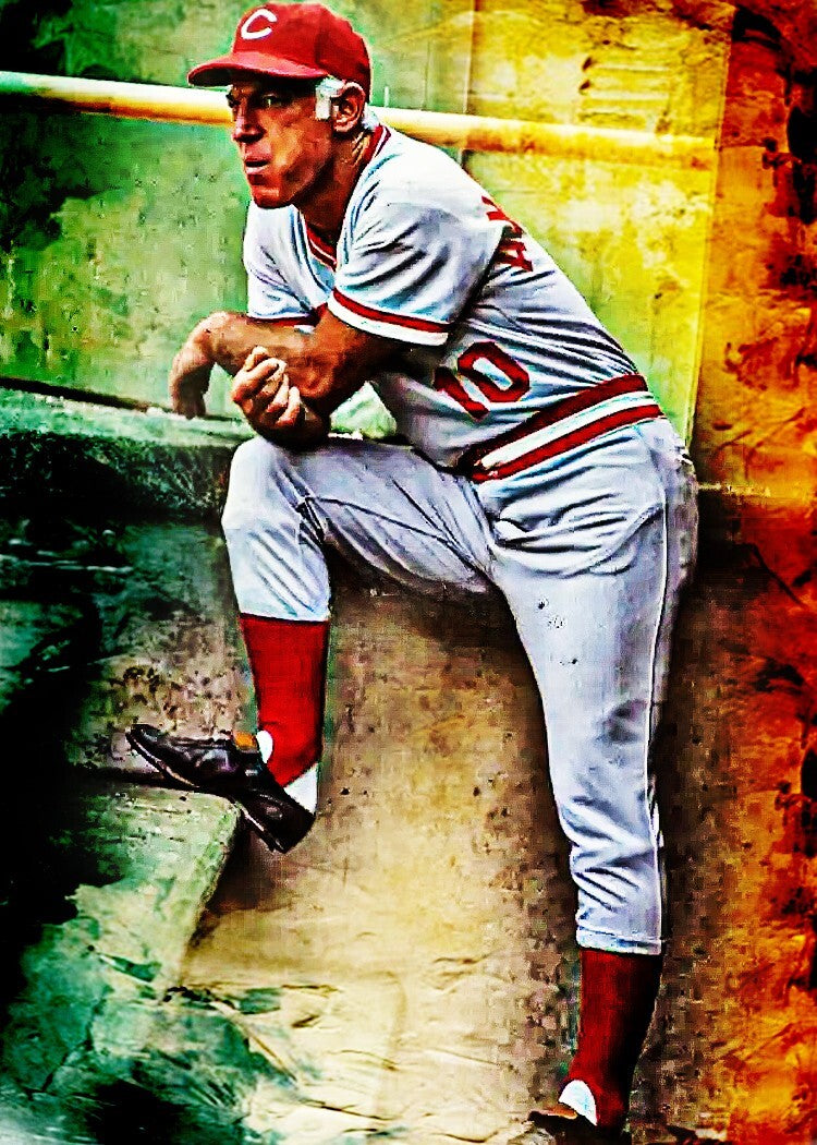 Sparky Anderson Cincinnati Reds 2/10 ACEO Art Print Card By.Marci