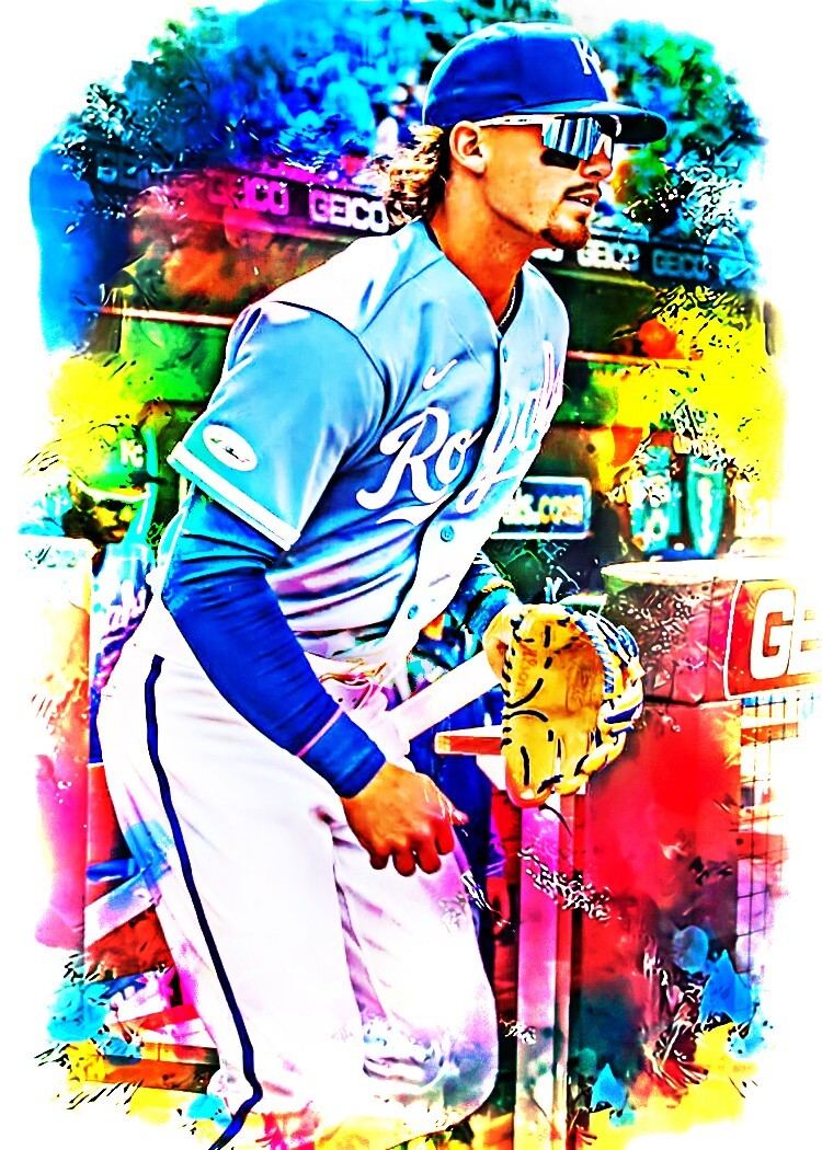 Bobby Witt Jr. Kansas City Royal 2/10 Art Print Card By.Marci