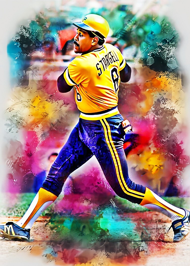 Willie Stargell Pittsburgh Pirates 2/5 ACEO Art Print Card By.Marci