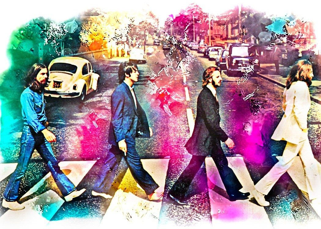 The Beatles Iconic/Musician 3/5 ACEO Art Print Card By.Marci